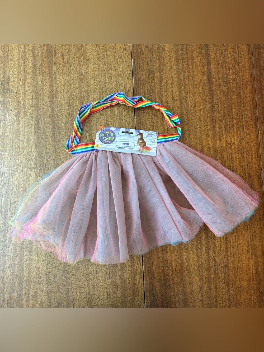 Rubie’s Pet Shop Boutique Rainbow Tutu – Size M/L
